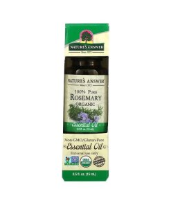 100% Ren Ekologisk Rosmarins Eterisk Olja – 15 ml