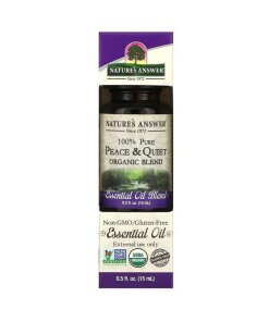 100% Ren Peace & Quiet Ekologisk Blandning Eterisk Olja – 15 ml