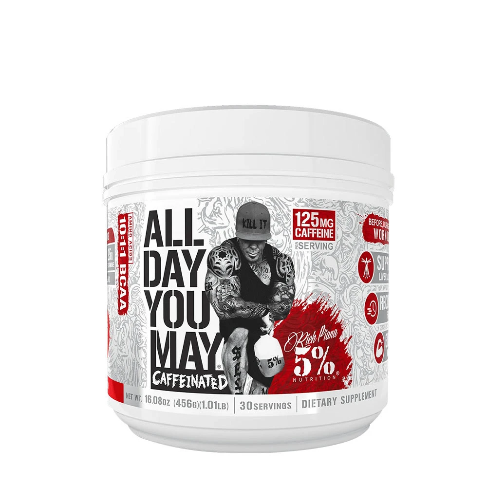 5% Nutrition - All Day You May koffeinhaltig legendarisk serie