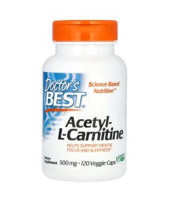 Acetyl L-Carnitine 500mg – 120 vegetariska kapslar