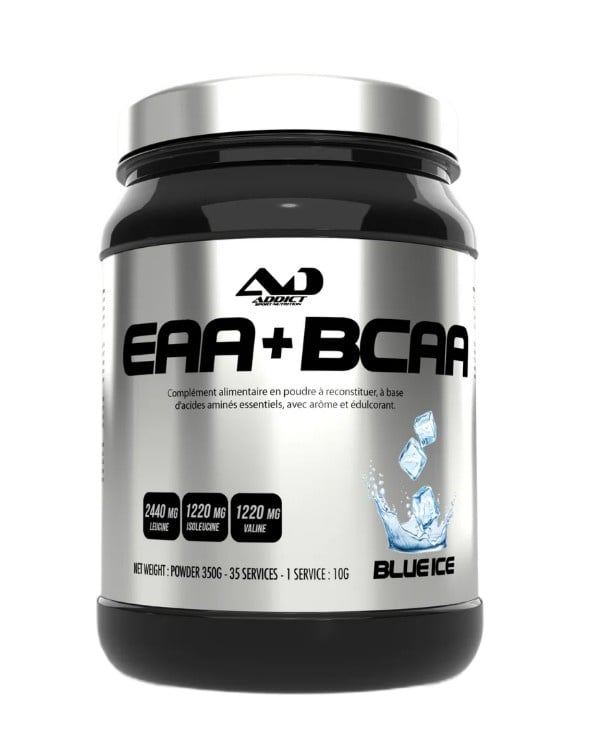 Addict Sport Nutrition - EAA+BCAA Blå Is + 350 g