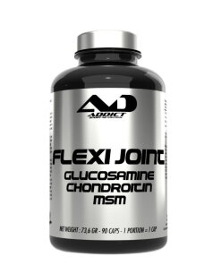 Addict Sport Nutrition - Flexi Led Glukosamin Kondroitin MSM + 90 kapslar