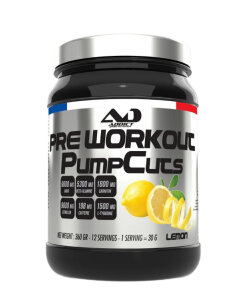 Addict Sport Nutrition - Före träning pump Cuts Citron-smak + 360 g