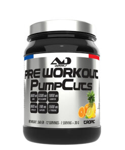 Addict Sport Nutrition - Före träningspass Pump Cuts Tropisk smak + 360 g