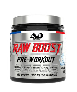 Addict Sport Nutrition - Raw Boost Före Träning Blue Ice + 300 g