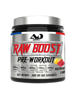 Addict Sport Nutrition - Raw Boost före träning Hallon-Citron + 300 g