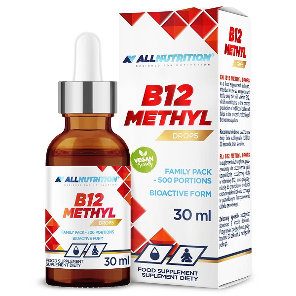 Allnutrition - B12-metyl-droppar + 30 ml