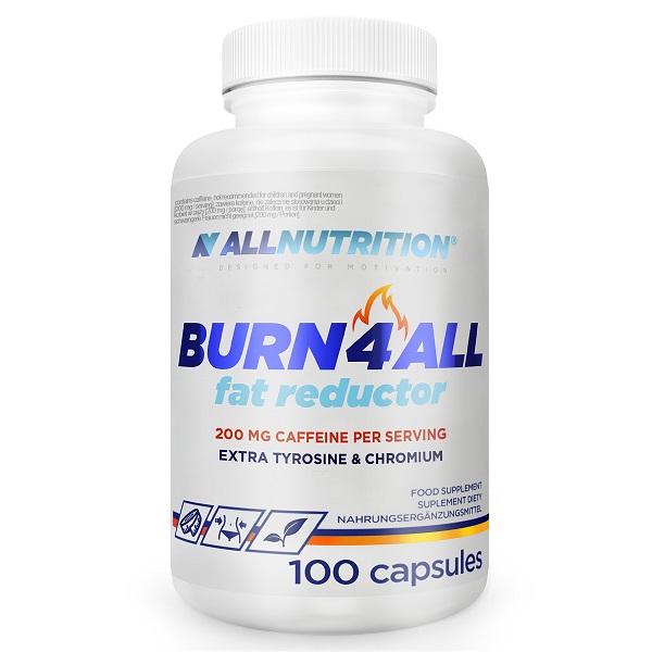 Allnutrition - Burn4ALL Extrem med 200 mg koffein + 100 kapslar