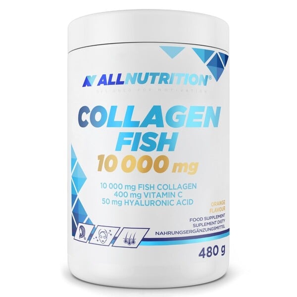 Allnutrition - Fiskkolagen 10 000 mg apelsinsmak + 480 g