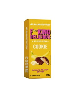 Allnutrition Fitking Delicious Cookie – Banan & Jordnötssmör