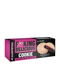 Allnutrition - Fitking Delikat Kaka Jordnötssmör och Hallonsylt + 128 g