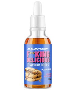 Allnutrition - Fitking Läcker kaka-smakdroppar + 50 ml