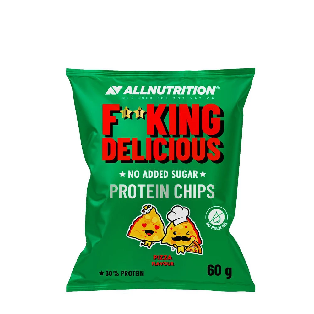 Allnutrition - Fitking Läckra pizza proteinchips + 60 g