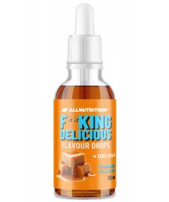 Allnutrition - Fitking karamellsmakdroppar + 50 ml