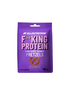 Allnutrition - Fitking proteinpretzlar i saltad mjölkchoklad + 110g