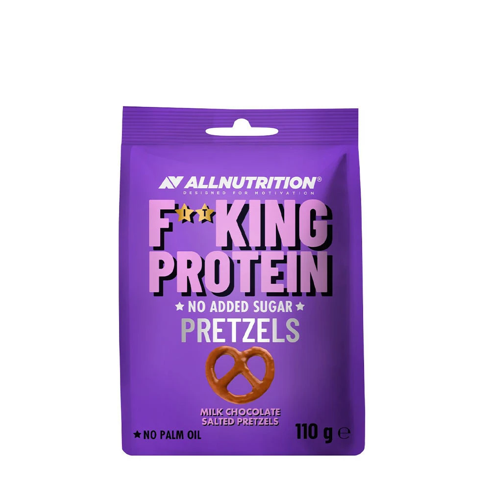 Allnutrition - Fitking proteinpretzlar i saltad mjölkchoklad + 110g