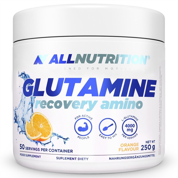Allnutrition - Glutaminåterhämtning Amino Apelsin + 250g