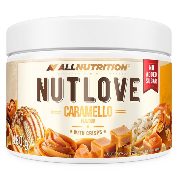 Allnutrition - Nutlove Caramello med knapriga bitar + 480 g