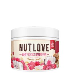 Allnutrition - Nutlove vit choklad med hallon + 500 g