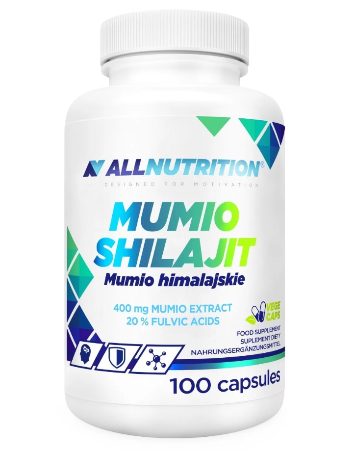Allnutrition - Shilajit Mumio 400 mg + 100 kapslar