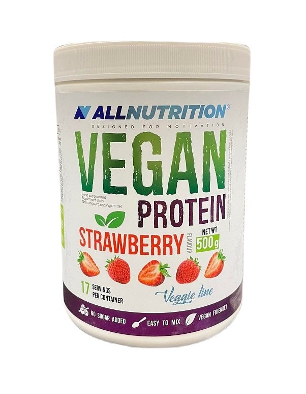 Allnutrition - Vegan Jordgubbsprotein + 500 g