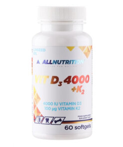 Allnutrition - Vitamin D3 4000 IE + Vitamin K2 + 60 mjuka kapslar