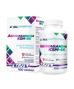 Allnutrition - ashwagandha KSM-66 + 100 tabletter