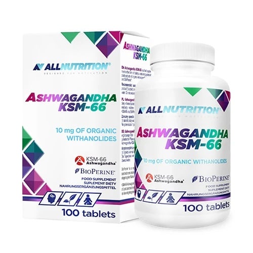 Allnutrition - ashwagandha KSM-66 + 100 tabletter