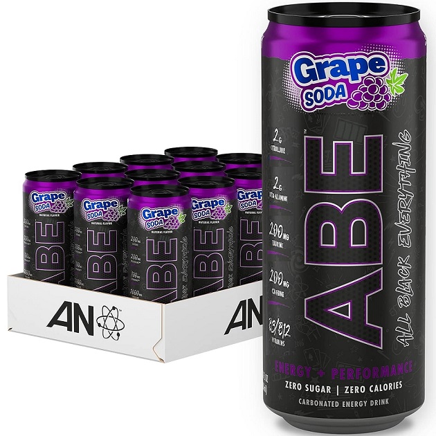 Applied Nutrition - ABE Energi + Prestanda Druvsoda + 12 x 330 ml