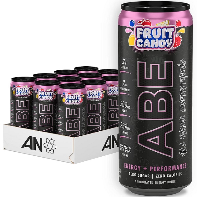 Applied Nutrition - ABE Energi + Prestanda Fruktgodisburkar + 12 x 330 ml