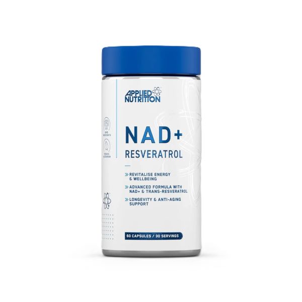 Applied Nutrition – NAD+ Resveratrol, 60 capsules