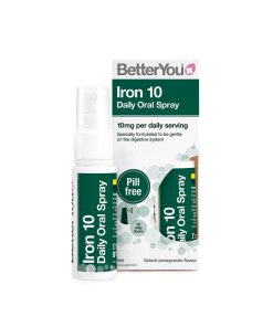 BetterYou - Järn 10 daglig munspray granatäpple-smak + 25 ml