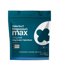 BetterYou Magnesium Max Original – Osmaksatt Pulver – 120g