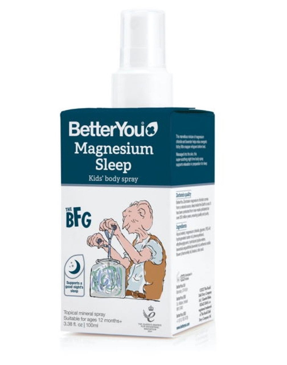 BetterYou - Magnesium Sömn Kroppsspray för barn + 100 ml