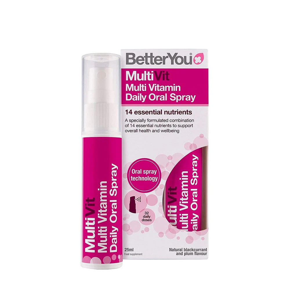BetterYou - MultiVit munsprej med svartvinbär och plommon + 25 ml