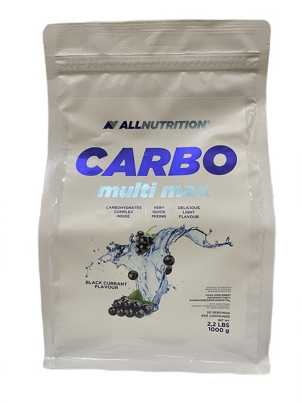 Carbo Multi Max – Kolhydratpulver med Svartvinbärssmak
