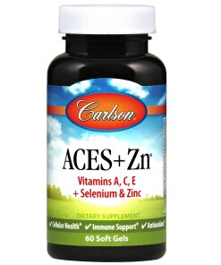 Carlson Labs - ACES + Zink + 60 mjuka gelkapslar