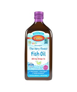 Carlson Labs - Barnens allra finaste fiskolja med smak av blandade bär + 800 mg + 500 ml