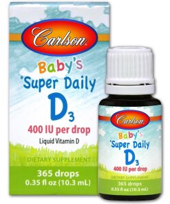 Carlson Labs - Bebisens Super Daily D3 400 IE + 10 ml