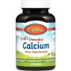 Carlson Labs - Kalciumtuggtabletter för barn 250 mg per tablett med naturlig vaniljsmak + 60 tabletter