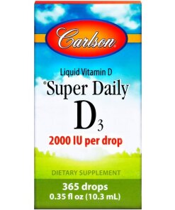Carlson Labs - Super Daglig D3 2 000 IE