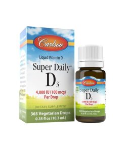 Carlson Labs - Super Daglig D3 4000 IE + 10 ml