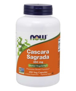 Cascara Sagrada 450 mg – 250 vegetariska kapslar