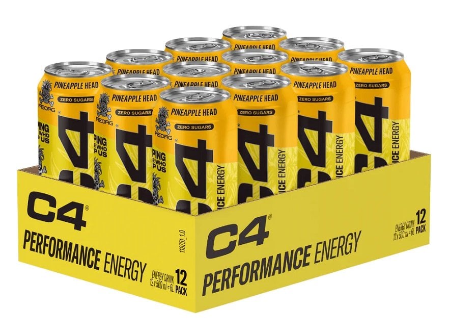 Cellucor - C4 Prestanda Energidryck Pineapple Head + 12 x 500 ml