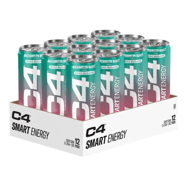 Cellucor - C4 Smart Energy Vattenmelon Burst + 12 x 330 ml