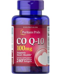 CoQ10 - koenzym Q10 100 mg + 240 mjukgelkapslar