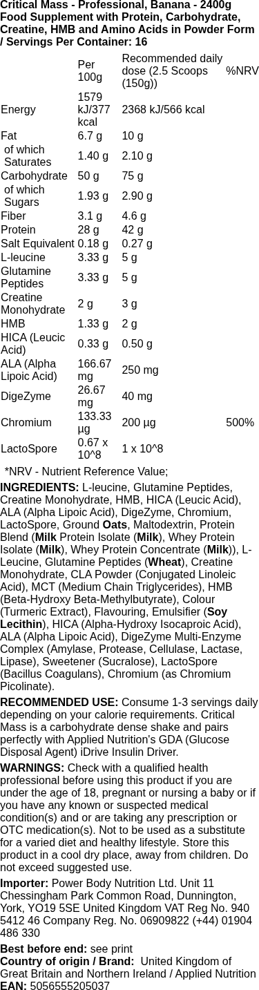 Vanilj – 6000g