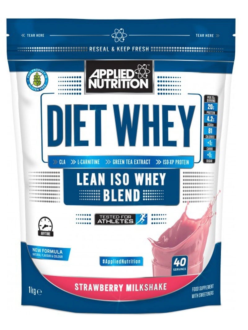 Diet Whey - Jordgubbsmilkshake + 1000 g