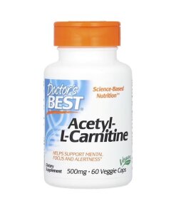 Doctor's Best - Acetyl-L-karnitin + 500 mg