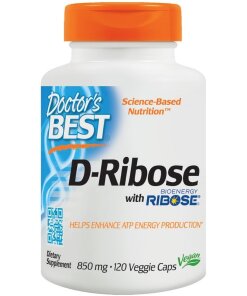 Doctor's Best - D-ribos 850 mg + 120 vegetariska kapslar
